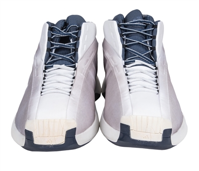 Adidas "The Kobe" Silver Colored Developmental Sample Pair of Sneakers - June 26, 2000